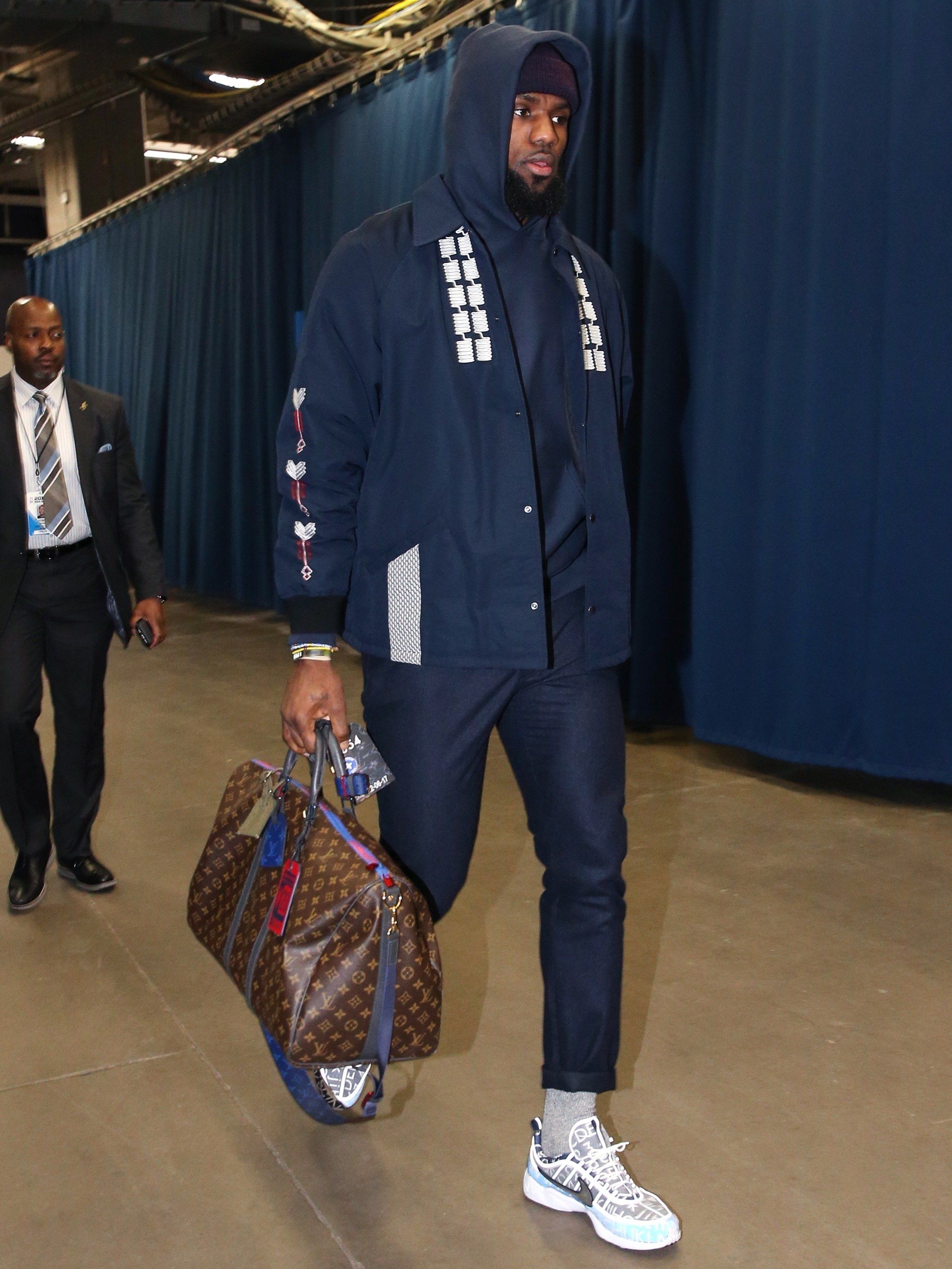 LeBron James Makes Fashion Statement with $6400 Louis Vuitton Outfit